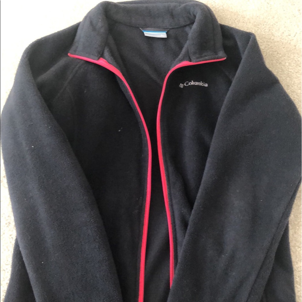 Girls Large Fleece Columbia Jacket